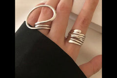 GINNY SILVER RING